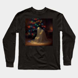 Christmas tree ghost Long Sleeve T-Shirt